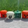 Halloween Pumpkin Bucket Miniature Design Pumpkin Orange Bucket Mini Storage Containers Festive Halloween Decoration