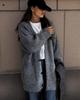 2025 Autumn/Winter Women's V-neck Faux Alpaca Wool Cardigan Sweater - Macaron Color Series