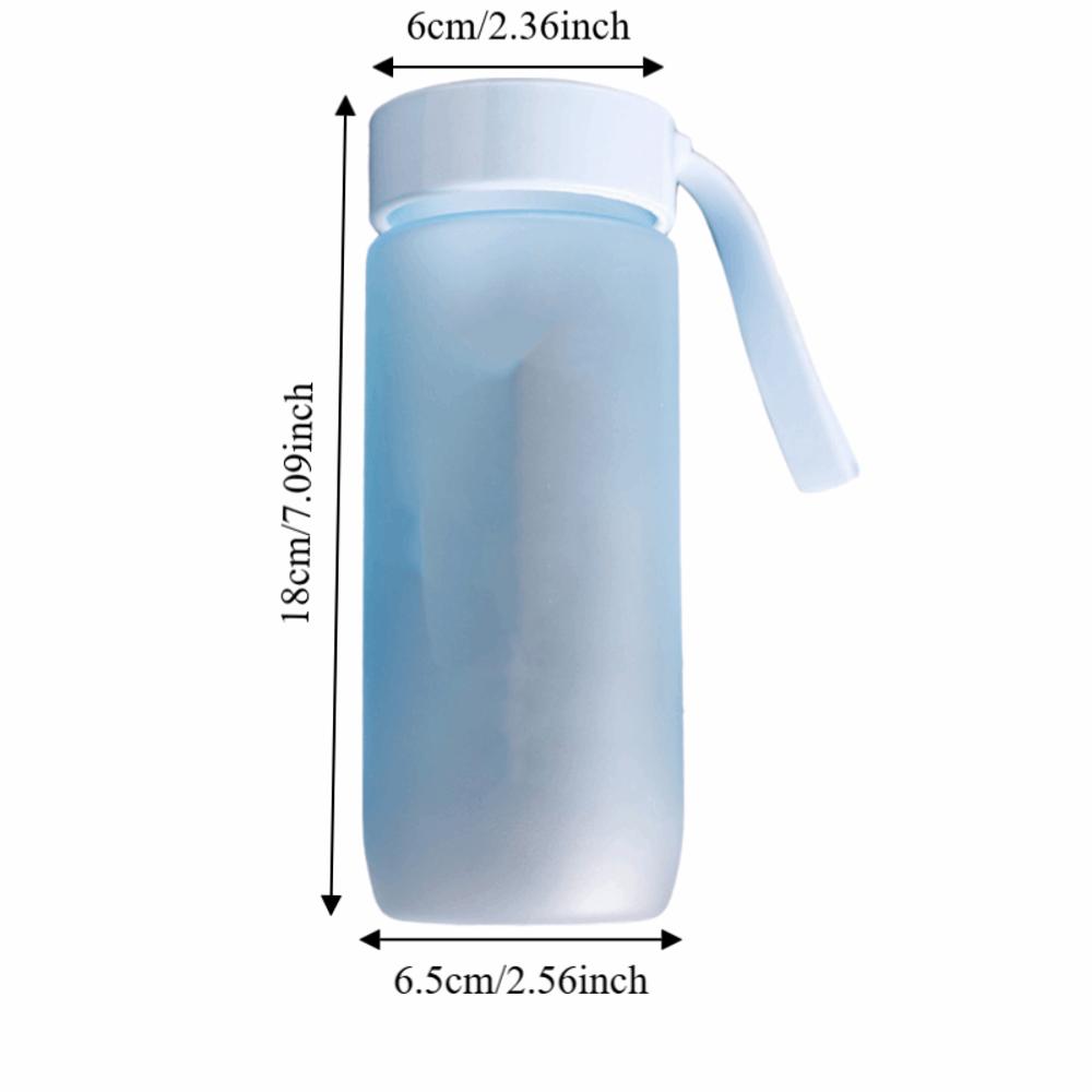 Matte Finish Sports Water Bottle 600ml/20.29oz Water Bottle Durable Plastic Water Bottle  Gym