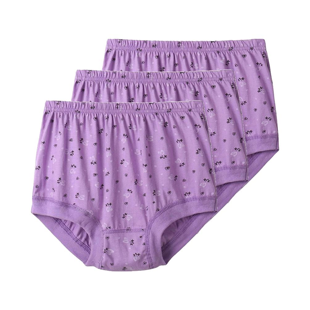 3 Pcs/set Women`s Underwear Breathable High