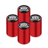 4pcs Car Wheel Tire Valve Caps Dust Accessories For KIA Sportage Rio Ceed Picanto K5 K9 Sorento auto Accessories styling sdvc80
