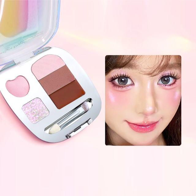 

GELLA S - Eyelight Dreamweaving Under-Eye Palette - Y02#Strawberry Puff #Y02 Strawberry Puff