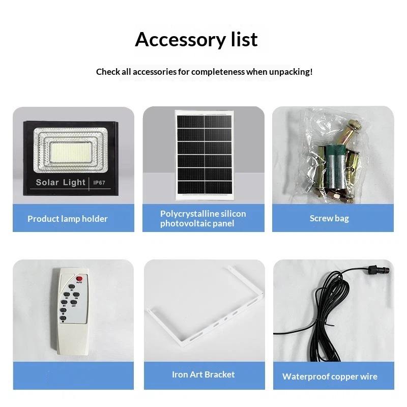 Solar Powered Led Flood Light Ip67 Waterproof Super Bright Output For Outdoor Yard Patio Garden Driveway Lighting