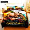 3 Pieces Adult Boys Bedroom Bedding Set Cartoon Anime Hip Hop Style Duvet Cover Set 2024 Quilt Cover Pillowcase