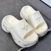 Thick-soled Slippers Women's New Summer Outer Wear Summer Cool Slippers Go Out Student Height Increase Vacation