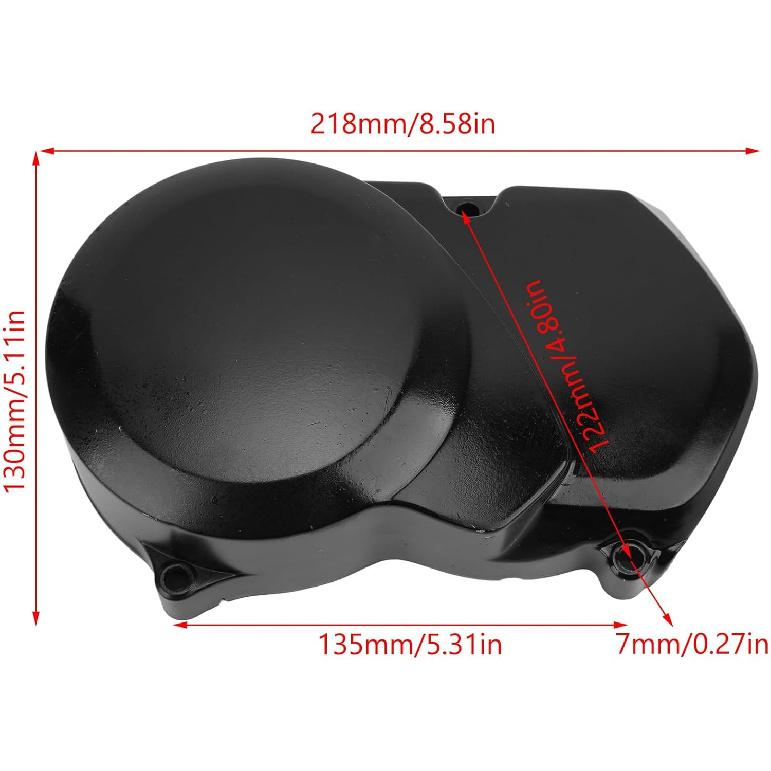 Magneto Engine Cover, Motorcycle Engine Stator Cover Replacement, Sprocket Chain Cover for 125 140 150 160