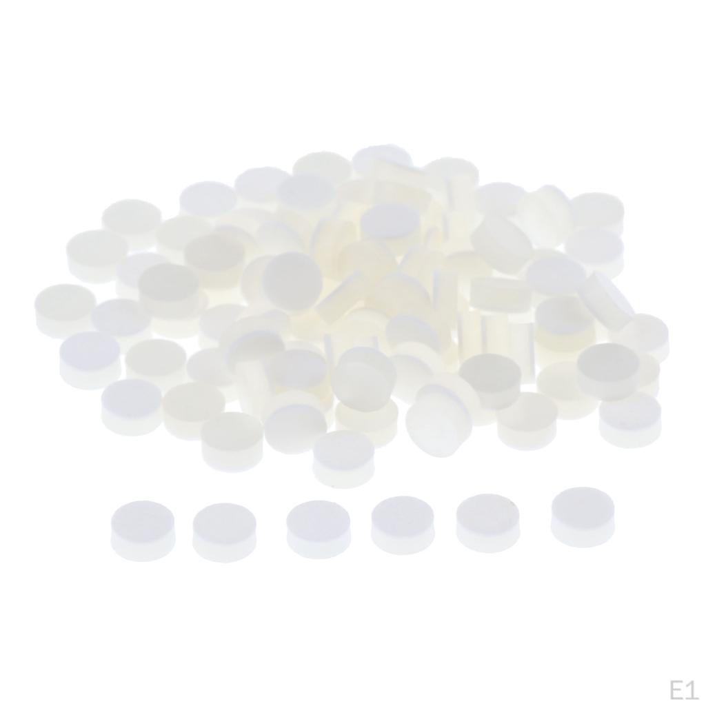 100 Pieces White Guitar Fingerboard Fret Inlay for Gift , As Described, 6.3x2.5mm