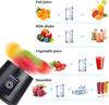 Electric USB Mini Juicer Blender For Shakes and Smoothies, Juice, Six Blades Great for Mixing,Black