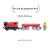 Battery Operated Action Locomotive Train Magnetic Connection Powerful Train Set Fit for Wooden Trains and Tracks Kids Gifts