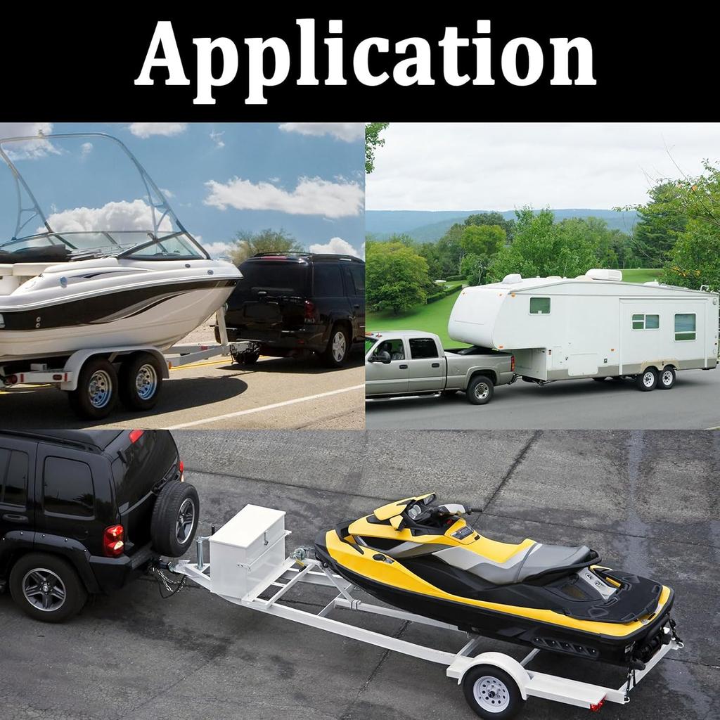 50Ft 5 Wire 4Pin Trailer Wiring Harness,Extended Length Trailer Wiring Kit,4-Way Trailer Light Wire For Trailers RV Boat Marine