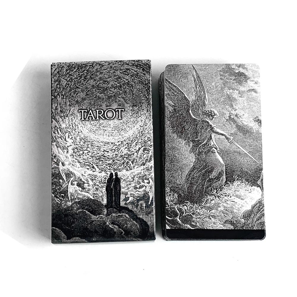 English Tarot Card With Paper Instruction Manual Family Party Entertainment Board Games Divination Game Oracle Decks