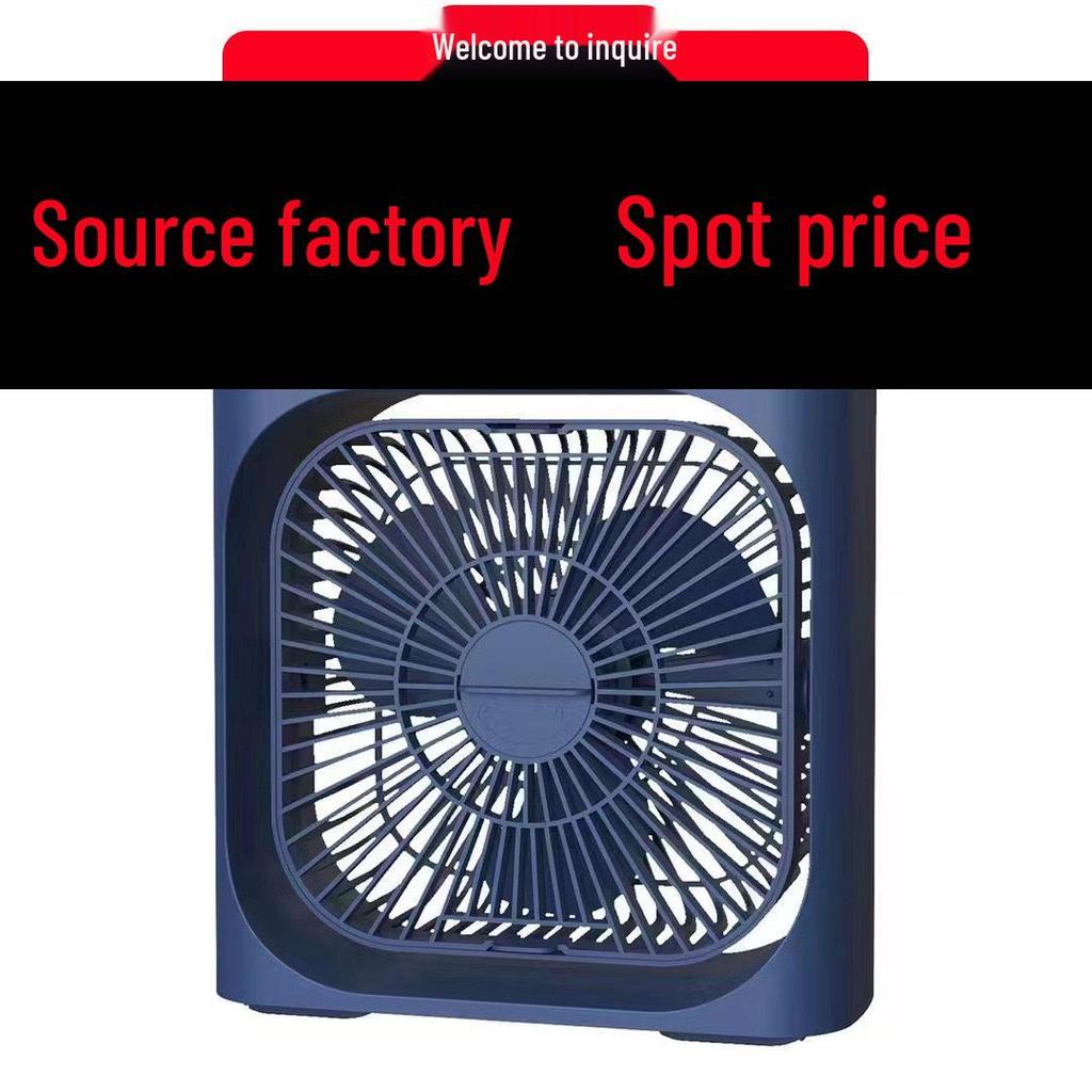 Three-Mode Colorful Lighting Portable Desktop Air Cooling Fan with Humidification