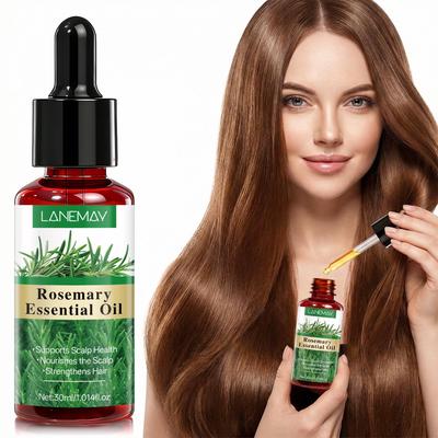 Rosemary Essential Oil-Stengthens Hair-Nourishes The Scalp-Supports Scalp Health With Tee Tree Leaf Extract-Suitable For All Hair Types, 30ml