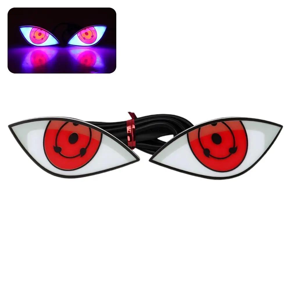 Motorcycle LED Tail Signal Light License Plate Lamp 12V Eagle Eye Headlight Flash Strobe Light for Motor Car Decoration M5L7
