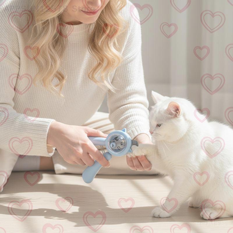 1/2Pcs Pets Professional Cat Nail Clippers Anti-splashing Dog And Cat Nail Clippers Pet Nail Grooming Clippers Trimmer Supplies