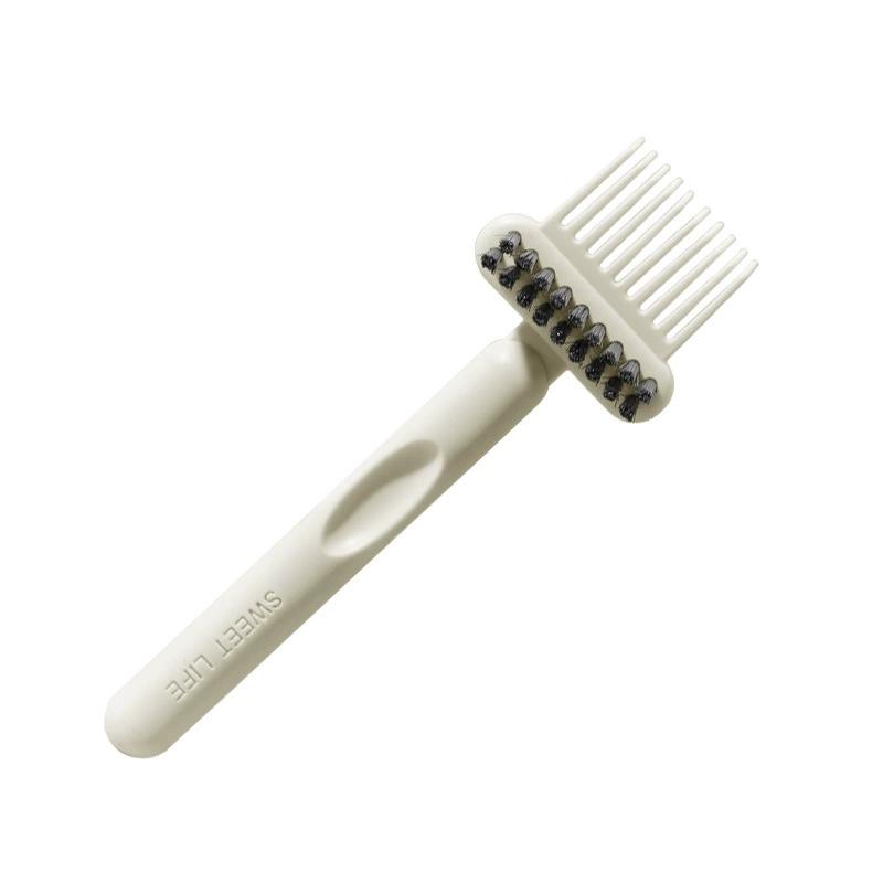 1 Pcs Hair Brush Cleaning Tool 2-In-1 Comb Cleaning Brush Comb Cleaner Brush Mini Hair Brush Remover for Removing Hair Dust Home and Salon Use