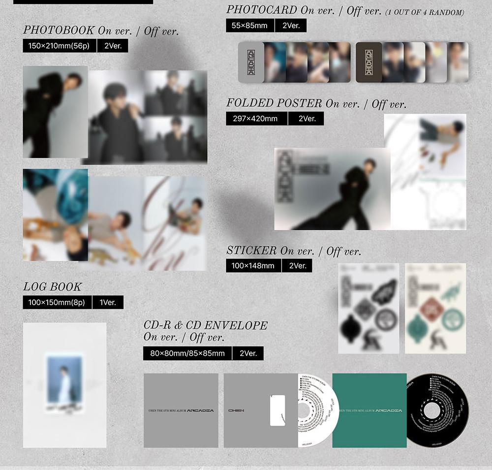(On / Off Ver.) CHEN (EXO) [Arcadia] 5th Mini Album