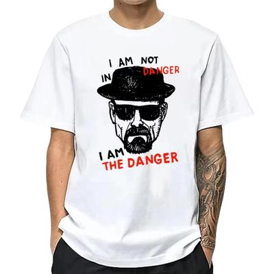 Men's T-shirt 100% Cotton Short Sleeve Breaking Bad Men T-shirt Casual Heisenberg Print Summer Tshirt Cool T-shirt Male Men Tops