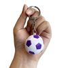 Keychain Pendant Metal Chain Buckle Football Shape Key Chain Football Fans Backpack Key Ring Accessory