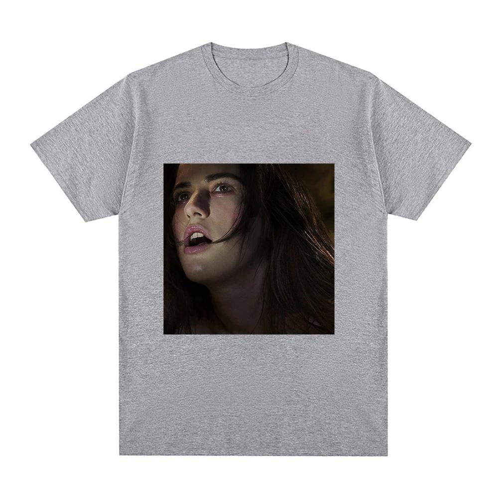 Oklou TShirt Galore Album Graphic Printing Teeshirt Round Neck Short Sleeve Camisetas WomenUnisex Casual Cotton Tees Top