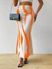 High Waist Zebra Print Fishtail Skirt - Fashionable European & American Women's Clothing, 2025 Edition