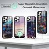 Coque de téléphone cool pour iPhone 17, 16, 15, 14, 13, 12, 11 Plus, Pro, Magnétique pour charge sans fil Magsafe, avec le groupe C-Coldplay