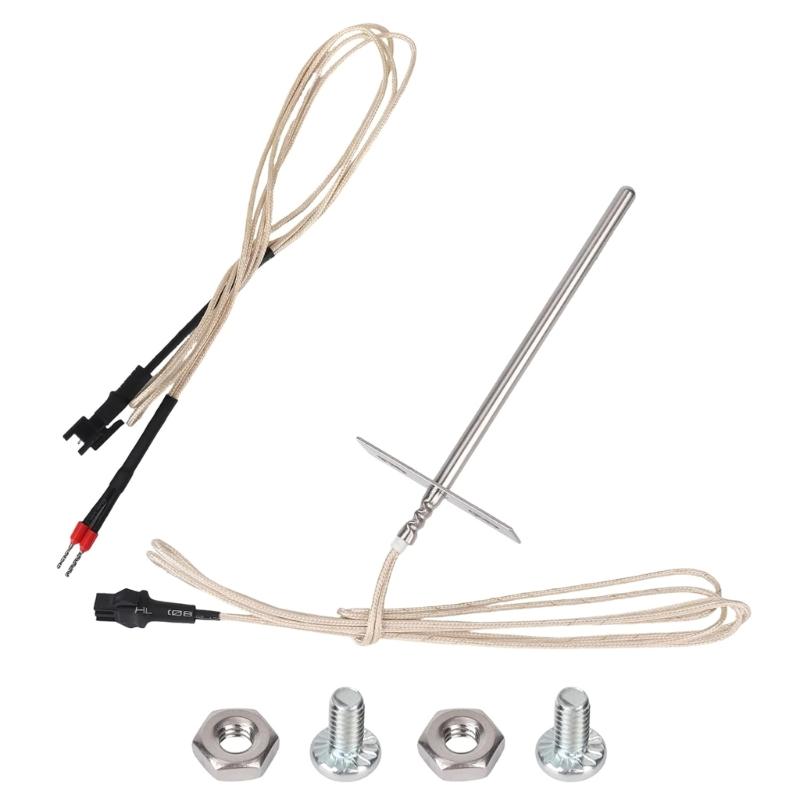 High Temperatures Resistant BBQ Wood Pellet Grills Split Meat Probe Replacement Set For Accurate Heat Measurement 1
