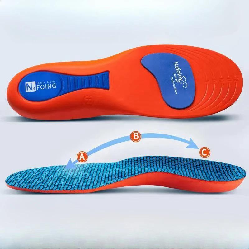 Sport Insoles for Shoes Sole Shock Absorption Deodorant Breathable Cushion Running Insoles for Feet Man Women Orthopedic Insoles