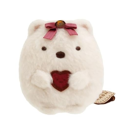 San-X Sumikko Gurashi "Kissa Sumikko Chocolate Fair" Chocolate Sumikko Tenori Plushie Shirokuma MO96