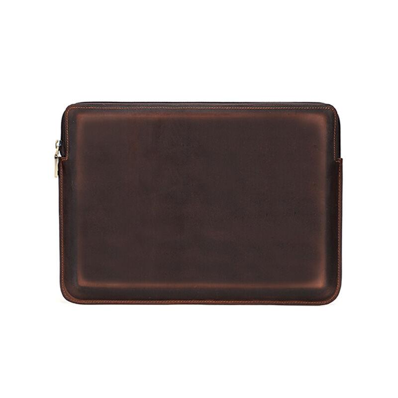 

Retro Genuine Leather Laptop Case CONTACTS Macbook Pro 14.2 Inch Tablet Handbag Daily Office Businesses Gift Laptop Briefcase M кавовий