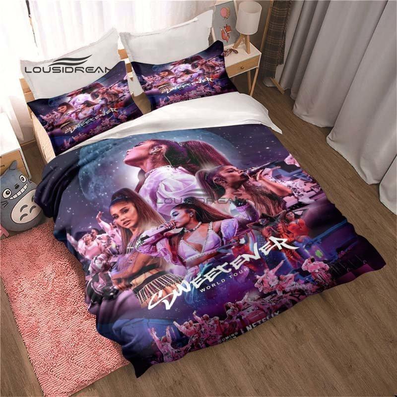 Pop Singer A-Ariana Grand Bedding Sets exquisite bed supplies set duvet cover bed comforter set bedding set luxury birthday gift