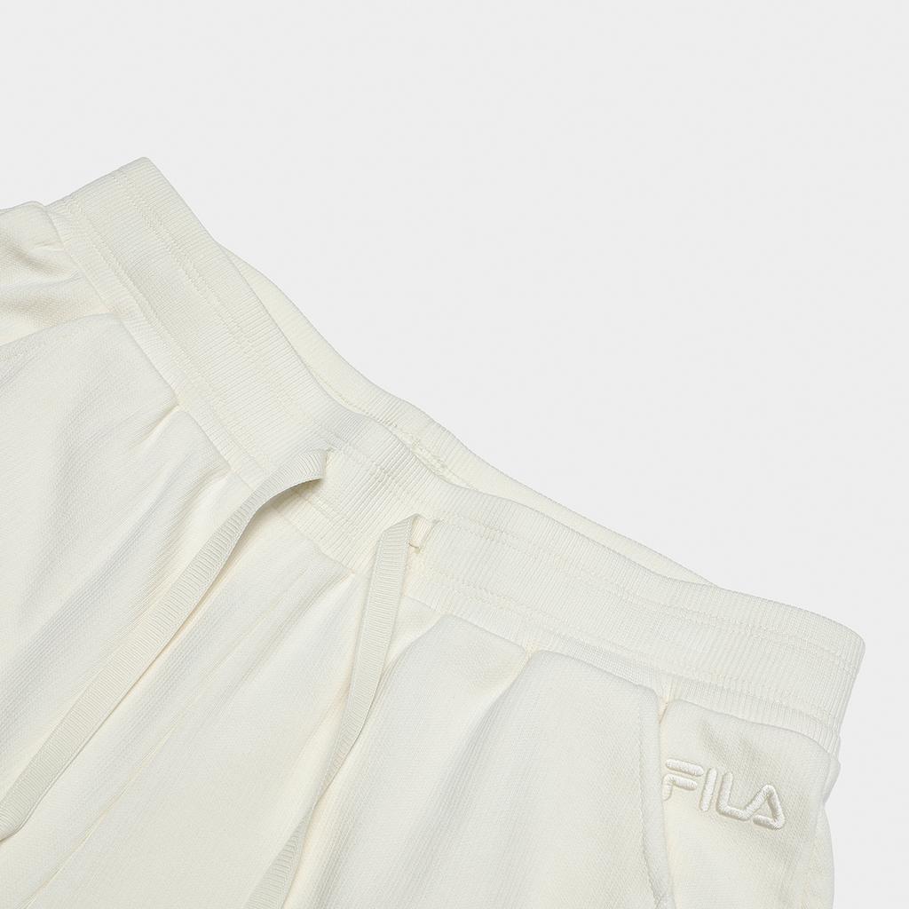 FILA 2023 Autumn New Knit Loose Simple Fashion Casual Wide Leg Pants Women bottoms Milk-White F11W339612F-IV