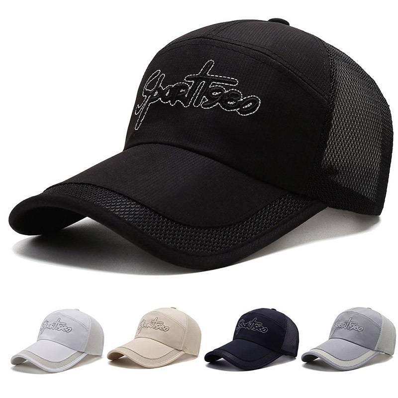 Casual Summer Baseball Cap Adjustable Polyester Breathable Sun Protection For Outdoor Activities