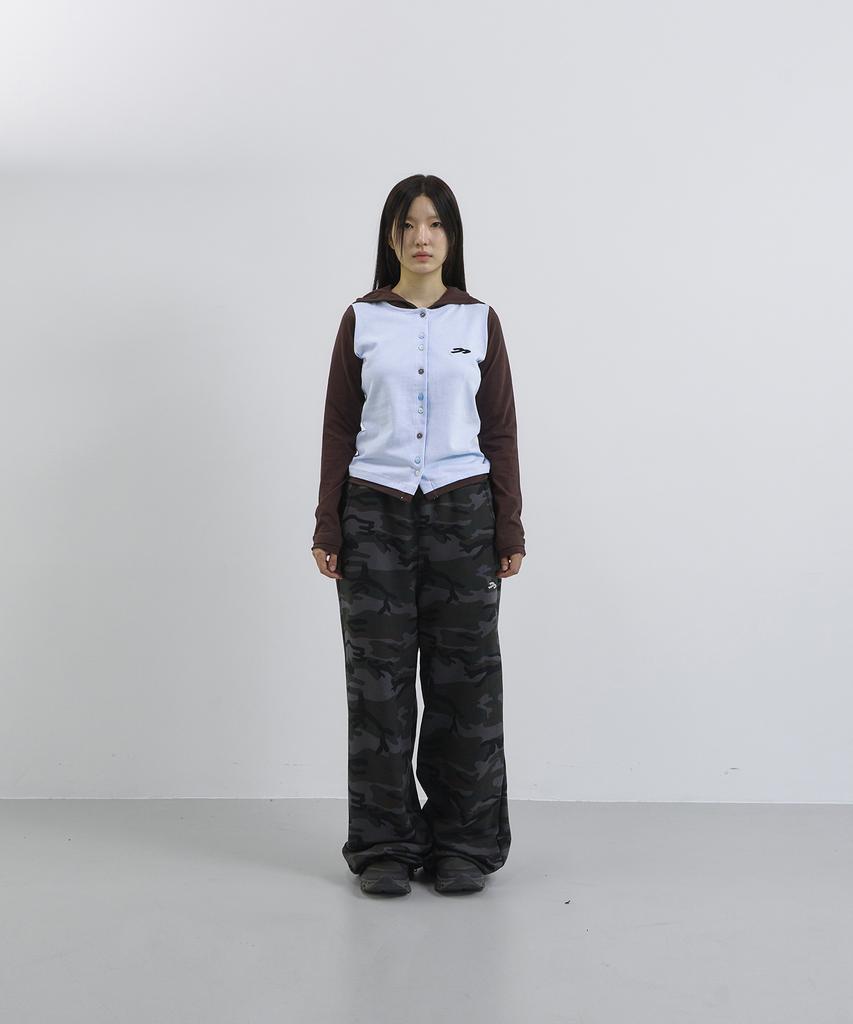 Tansanmageunesyum Studded Sweatpants (Camo Charcoal)