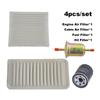 4pcs Filter Set For BYD F3 2005-2013-2016/ F3R L3 G3R 1.5L 2010-2014 Car Engine Cleaner Cabin A/C Fresh Air Fuel Oil Filter