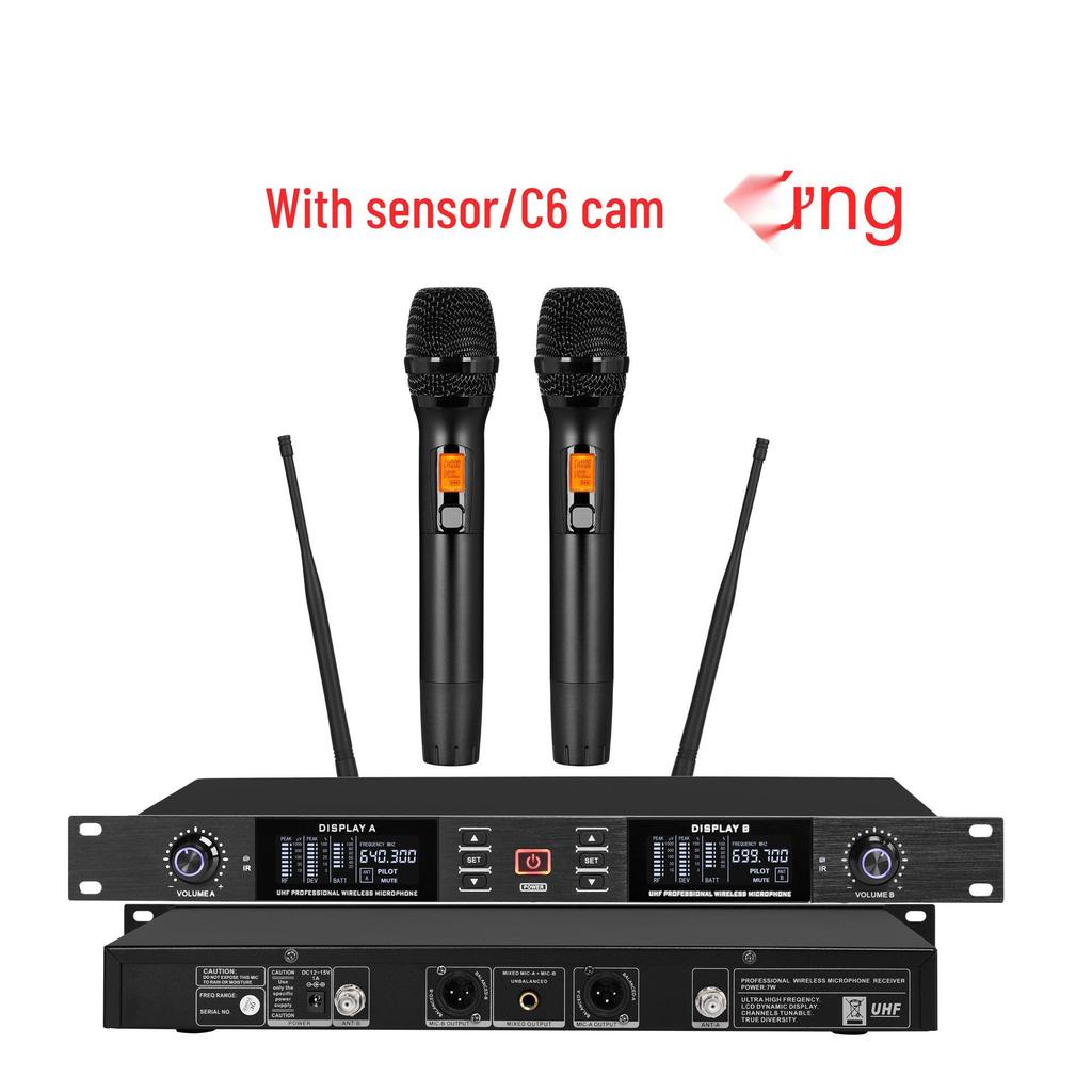 KTV U-Band Infrared Wireless Lavalier & Headset Microphone for Stage & Conference P-82O
