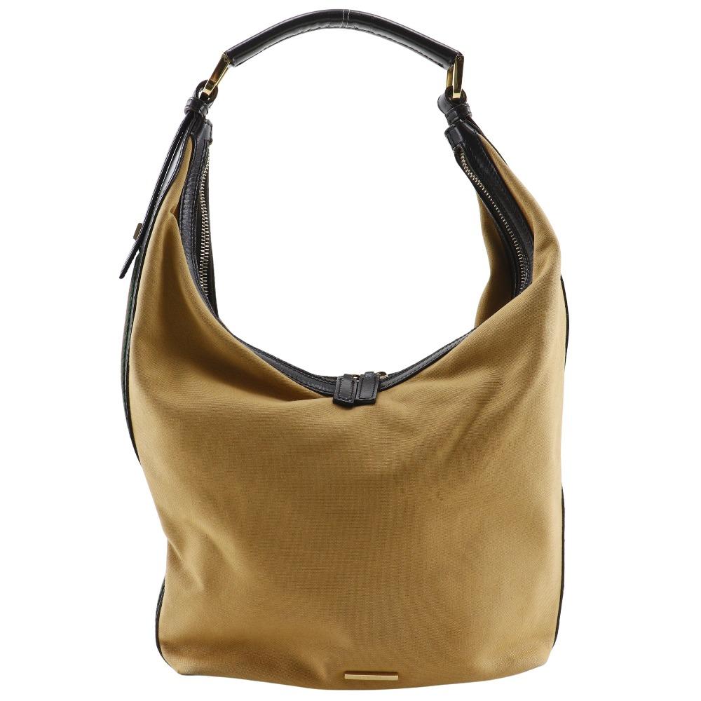 

GUCCI Sherry line Shoulder Bag 001-4288 beige canvas Women Used