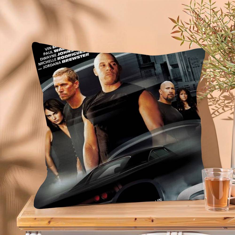 Classic Adventure Crime Movie Fast  Furious Cushion Cover  Cm Polyester Sofa Cushions Decorative Throw Pillows
