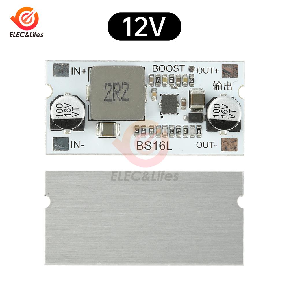 DC Boost Module DC 1.7-11V to 1V/9V/11V 11A High-Efficiency Step-Up Converter With Short-Circuit Protection For Power Supply