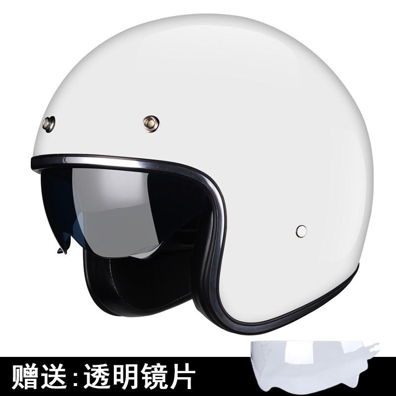 Django Style 3/4 Motorcycle Helmet Men Women ABS Full Face Cover All Season Urban Commuter Scooter