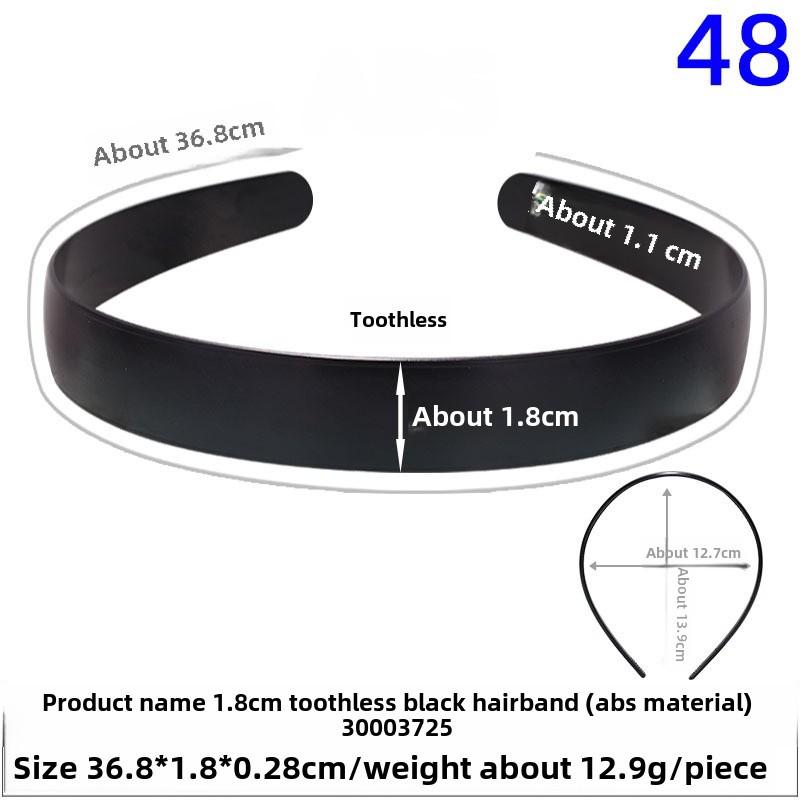 Highly Recommended Handmade Black Twisted Headband for Women - Perfect for DIY and Mother's Day.