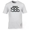 Made In 1986 Tshirt Birthday Party Celebration Fancy Dress Teeshirt High Quality Cotton Tops Harajuku Aesthetic Clothes