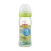 Pigeon Breastfeeding 240ml Nipple for Babies from 3 Months Light 3 Months and 00353 Bottle, Heat-Resistant Glass, (Includes Onwards), Green, Up,