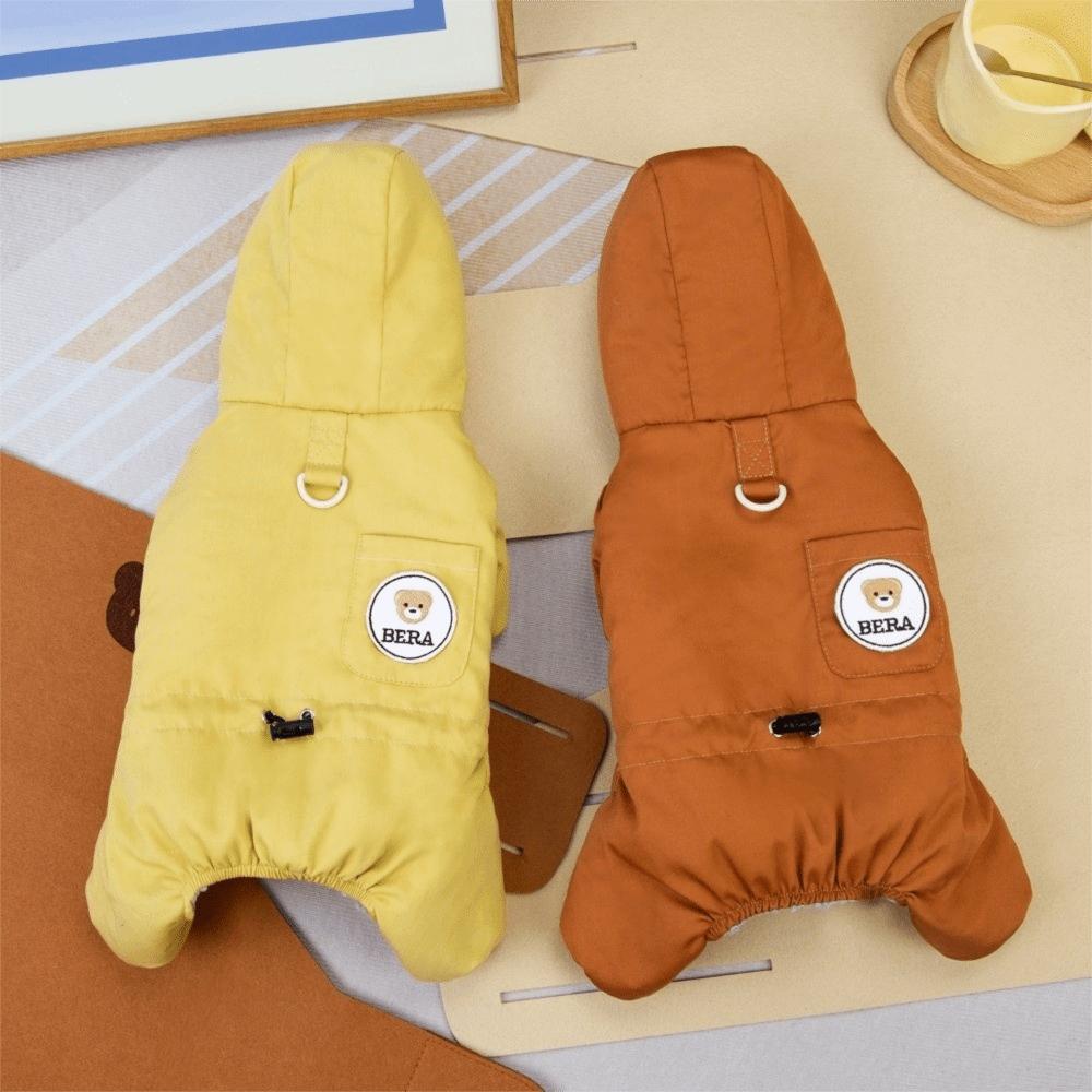 Waterproof Winter Dog Jumpsuit Warm Dog Four Legged Clothing Dog Cotton Jacket  Autumn Winter