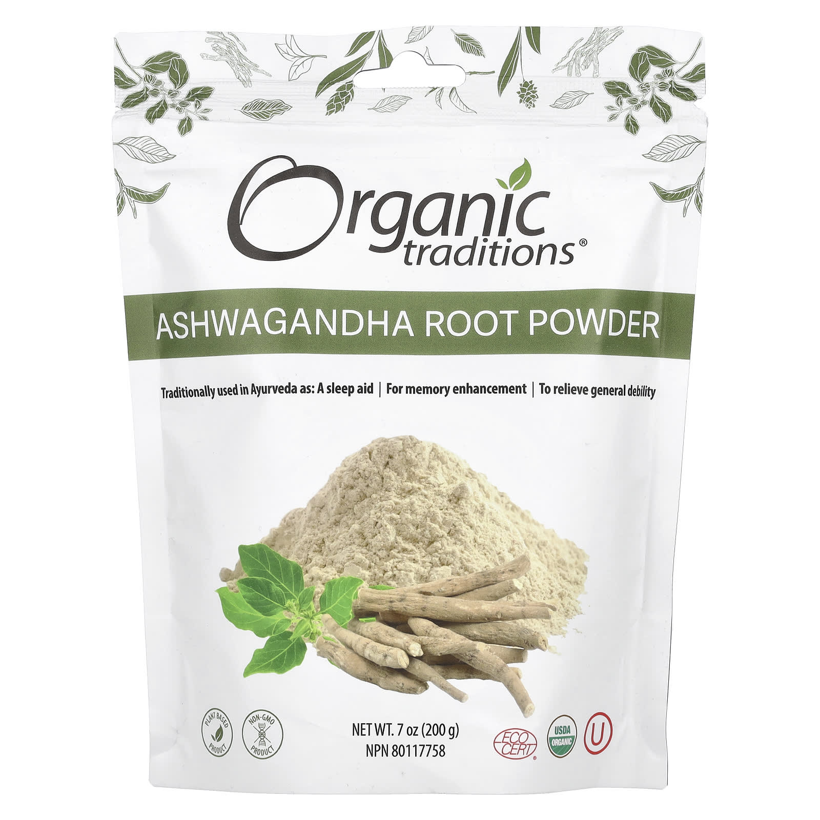 

Ashwagandha Root Powder, 200G(7Oz)