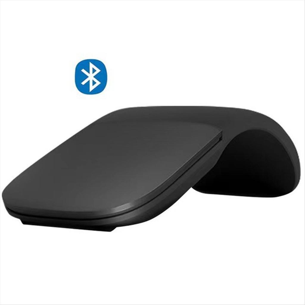 Bluetooth 4.0 Touch Mouse - Soft Folding Mice Silent Office for PC Laptop Black