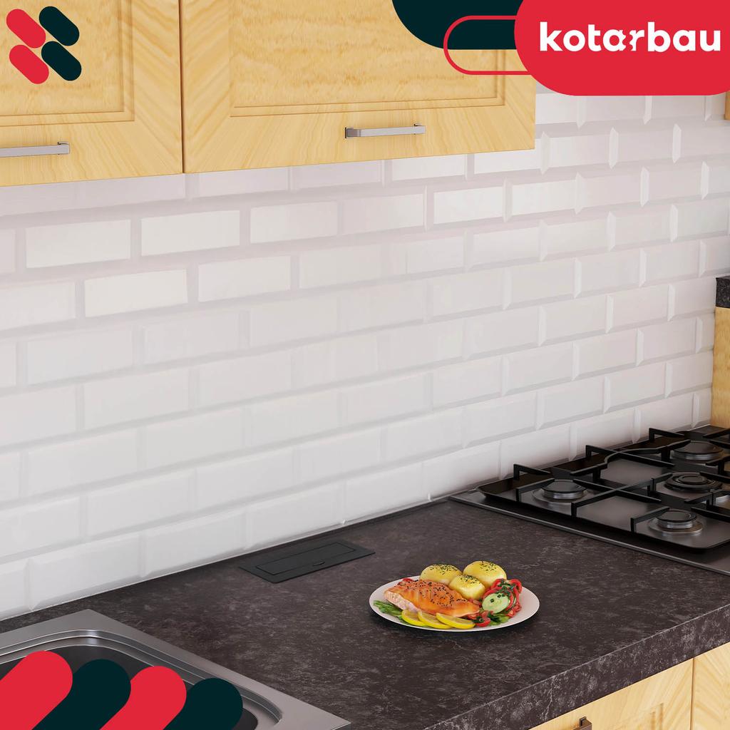 KOTARBAU® Recessed Countertop Socket KOMBIBOX 2 Sockets 230V + USB A+C