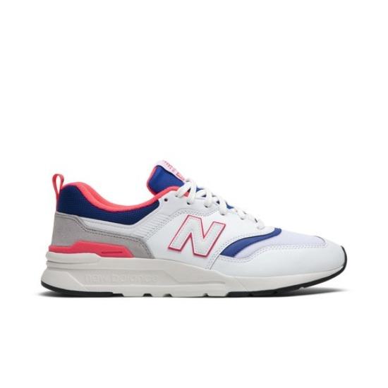 New Balance 997 White Pink Blue CM997HAJ