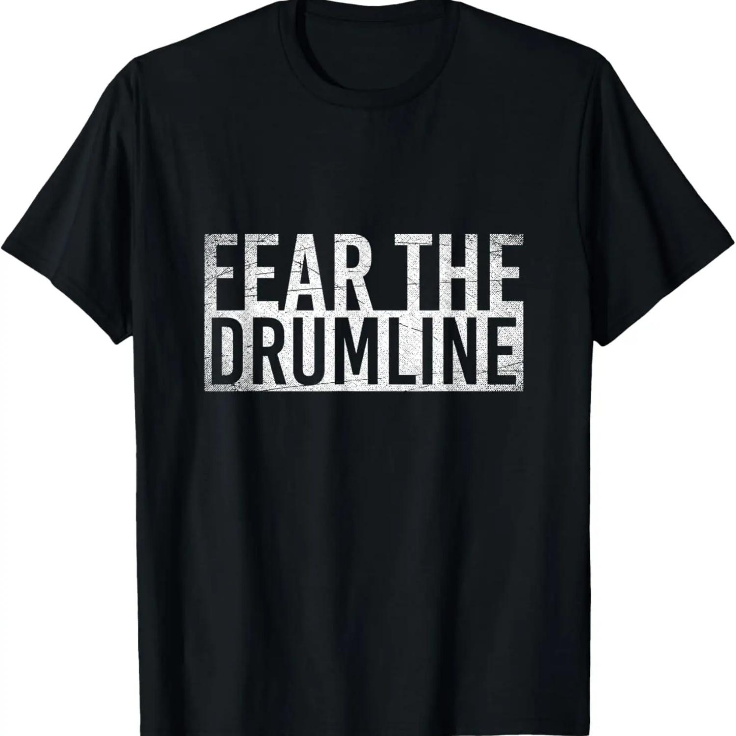 

Fear The Drumline Drums T-Shirt XXXXXL чёрный