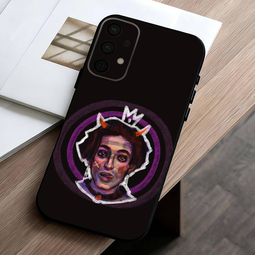 

M-Maneskin-N D-Damiano David phone Case For Samsung Galaxy A73,A72,A71,A70,A53,A52,A51,Others Soft Black Shell Samsung a30 a20